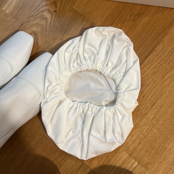 New Maison Margiela white square toe ankle boots - Picture 9 of 15